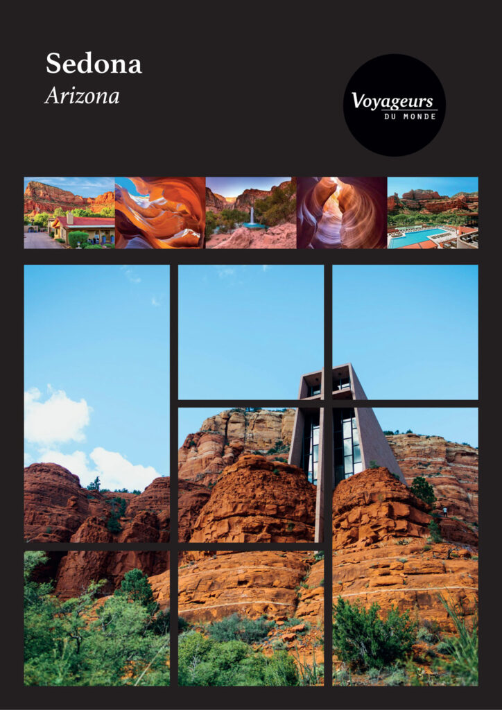 fascicule de voyage pour l'arizona réalisé sur Adobe InDesign