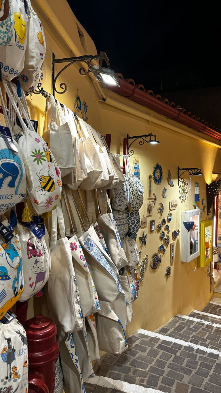 Photo d'un marché en Crète